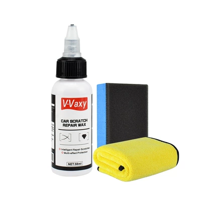 V-Vaxy Car Scratch Repair Car wax - 50g-scratch-wax-set-towel-color-can-be-noted