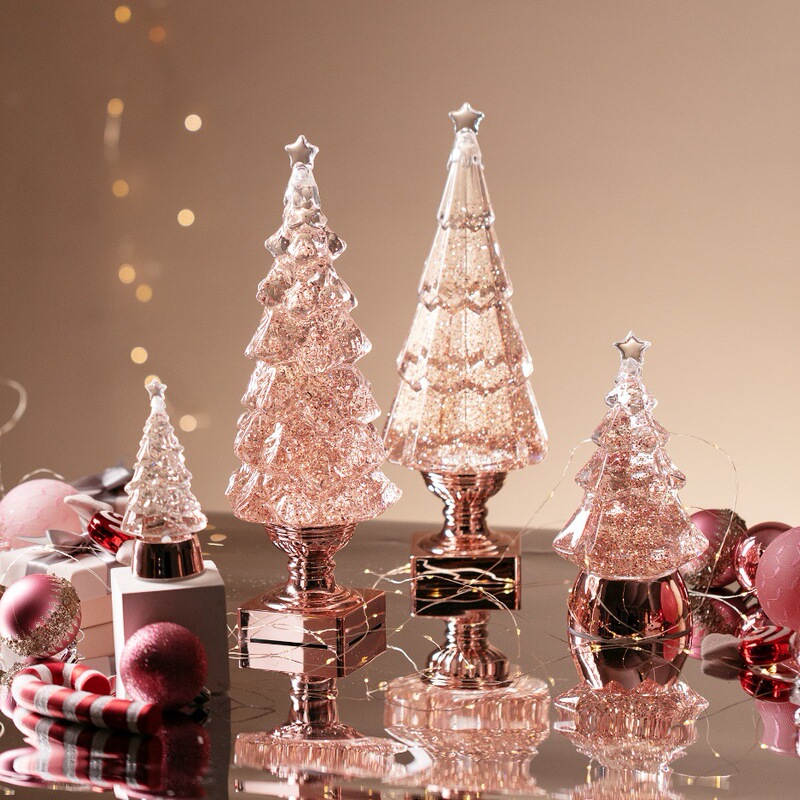 Luminous Christmas Tree Crystal Ball Music Box Ornaments Atmosphere Arrangement Night Light Christmas Decoration Gifts Luminous Christmas Tree Crystal Ball Music Box Ornaments Atmosphere Arrangement Night Light Christmas Decoration Gifts