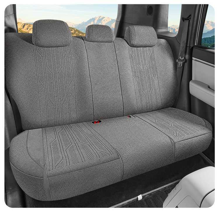 26 Types of Fang Cheng Bao Titanium 3 Rams Special Car Seat Cushions, Universal for All Seasons, Semi-Covered Perforated Breathable Seat Covers