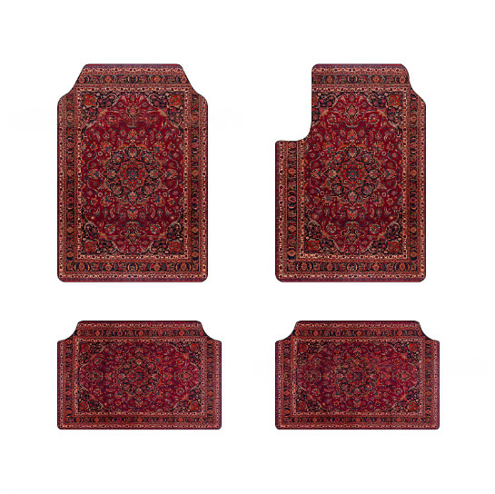 Amazon Retro Persian Car Mat Wear-resistant Dirty-resistant Mat Special Mat Four-piece TEMU Labeling