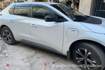 Suitable for Toyota bz4X Rain shield - toyota-bz4x-2022-2023-pc-with-3d-stainless-steel-bright-strips-note-thickened-position-accurate-window-rain-shield-4-pieces
