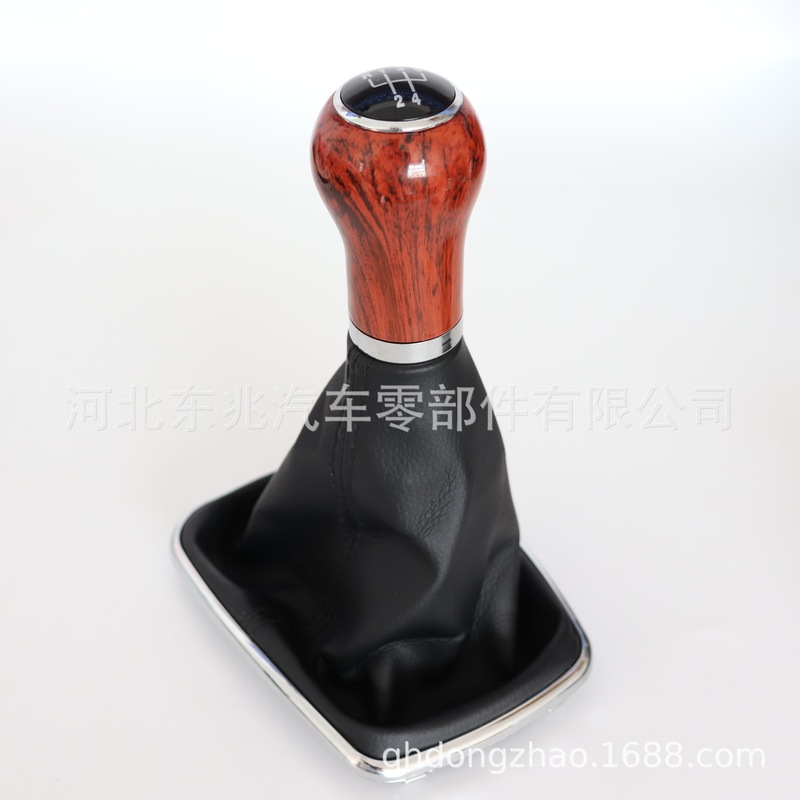 Cross-border applicable to Volkswagen Bora peach wood handball dust cover integrated gear dust cover gear lever handball handle Cross-border applicable to Volkswagen Bora peach wood handball dust cover integrated gear dust cover gear lever handball handle