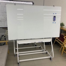 玻璃白板挂式磁性钢化玻璃黑板儿童画板会议室写字板书写培训直销