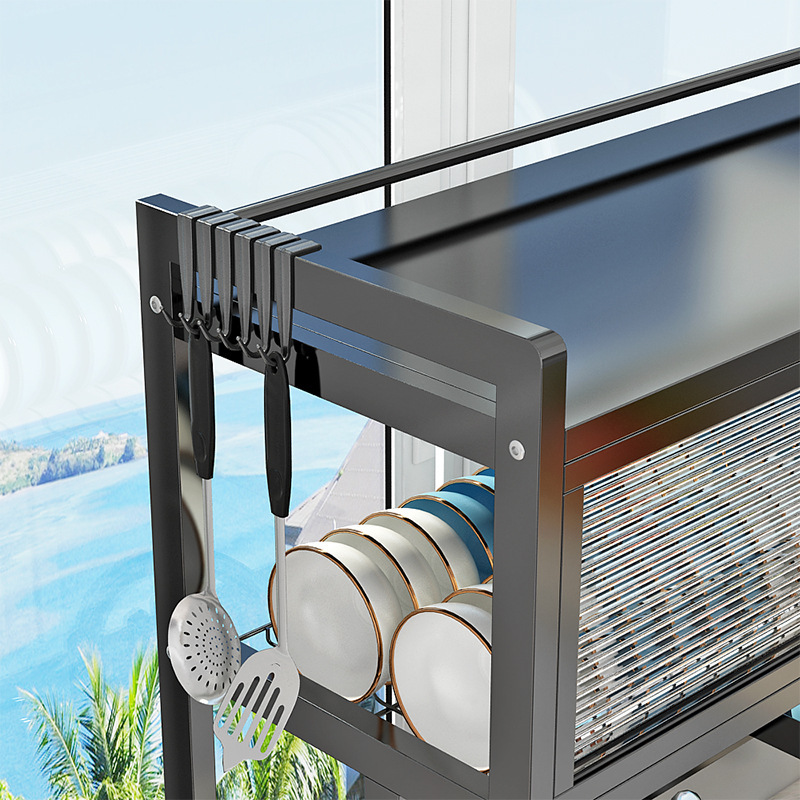 Estante de almacenamiento de fregadero de cocina estante de almacenamiento de platos a prueba de polvo estante de drenaje de agua multifuncional piscina simple estante de almacenamiento de armario