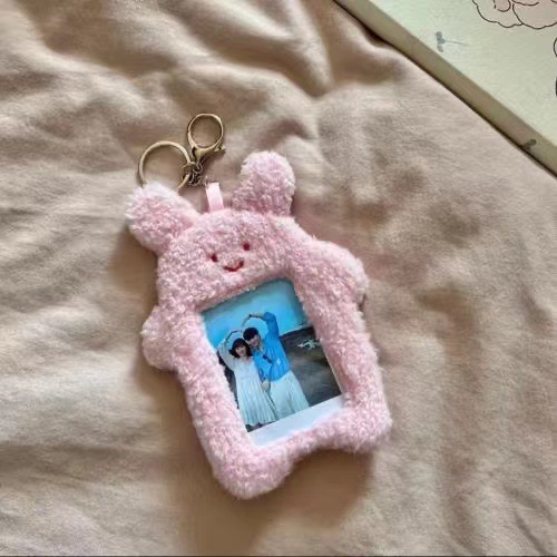 Huang Zi Hongfan alrededor de la tarjeta de peluche de perros de hamburguesas 3 pulgadas tarjeta de almacenamiento de paquete de bolsa de decoración colgante
