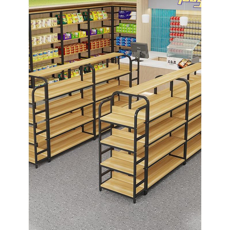 双面中岛展示柜超市母婴店货架鞋架便利店多层零食架文具店展示架