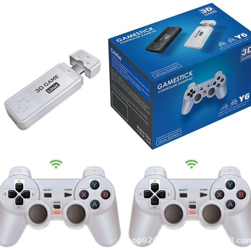 Заводская прямые продажи Y6 высокая-definition игровая консоль HDMI домашняя игровая консоль 3D HD 2.4G двойные игры