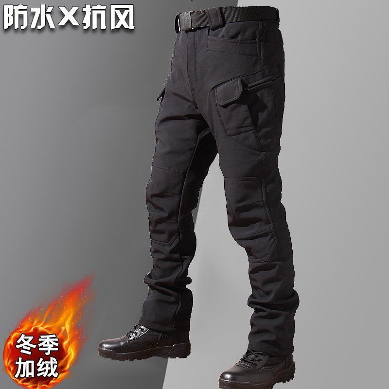 户外软壳机能冲锋衣外套男款防水防风登山服美式工装战术夹克加厚|undefined
