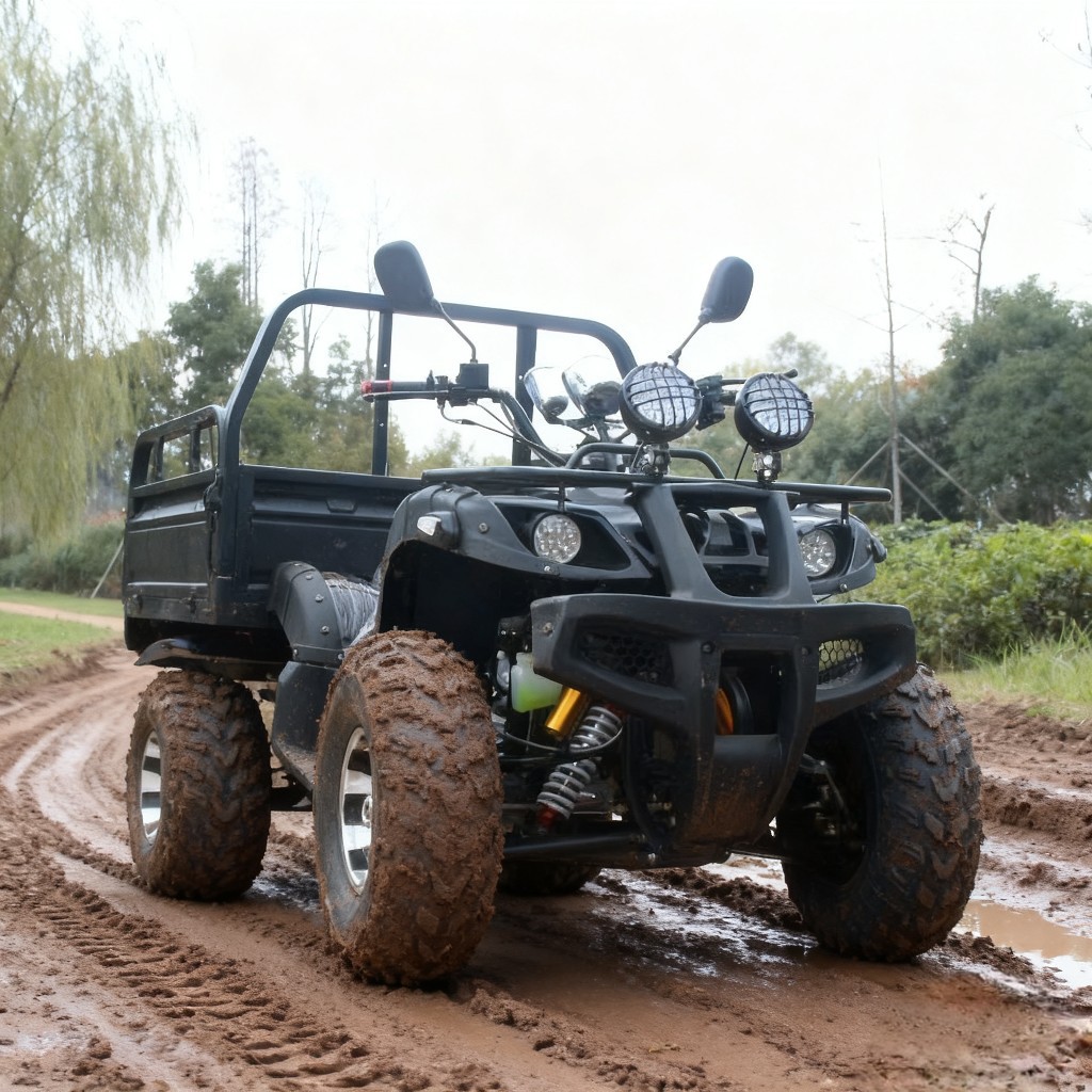 250CC - 300CC adulto ATV todo terreno con bucket granjero motocicleta vehículo todoterreno