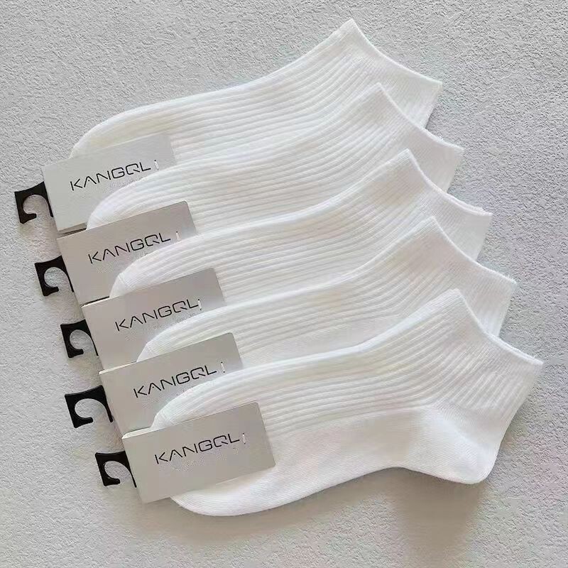 Socks for men and women spring and summer short socks men's deodorant sweat-absorbent white socks short socks women's low-side invisible socks summer
