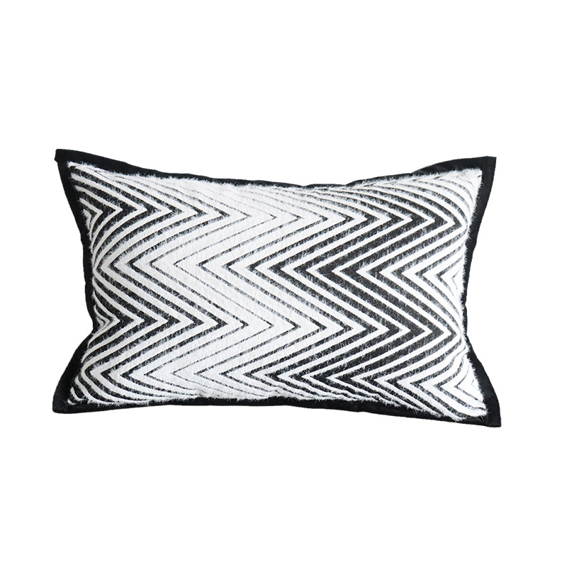 패턴 W 곡물 벨벳 헤밍 30*50cm
