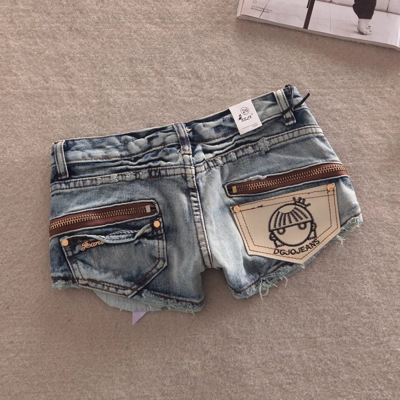 Women's Denim Shorts Summer Slim Fit 2026 New Style Petite Hot Girl Fashion Sexy Butt-Lifting Ultra-Short Low-Waist Hot Pants Women's Denim Shorts Summer Slim Fit 2026 New Style Petite Hot Girl Fashion Sexy Butt-Lifting Ultra-Short Low-Waist Hot Pants