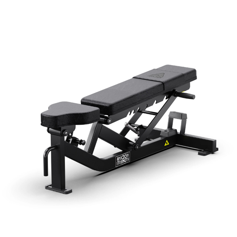 Silla de gimnasio multifuncional comercial de barbell ajustable taburete de empuje horizontal para hombres domésticos profesionales