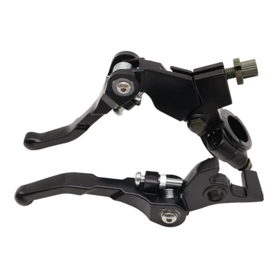 Motorcycle Atv Beach Bike: Other brake systems - small-folding-clutch-brake-lever-black