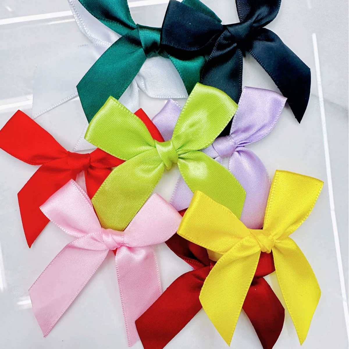 Аксессуары для нижнего белья и носков из полиэстеровой ленты шириной 2 см, подарочная упаковка, бантик ручной работы, коробка для сахара «сделай сам».