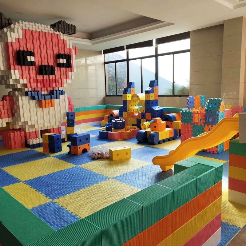 Large size building block EPP building block Park oversized Castle indoor brick wall fence children's playground