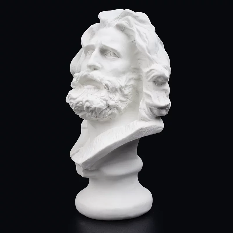 Gypsum avatar art sketch teaching aid sketching practice home decoration art carving window decoration