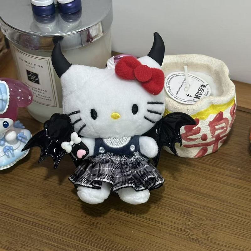 粉墨kitty小香风裙摆玩偶背包挂件ins风高级感精致挂饰爱心扣钥匙|undefined