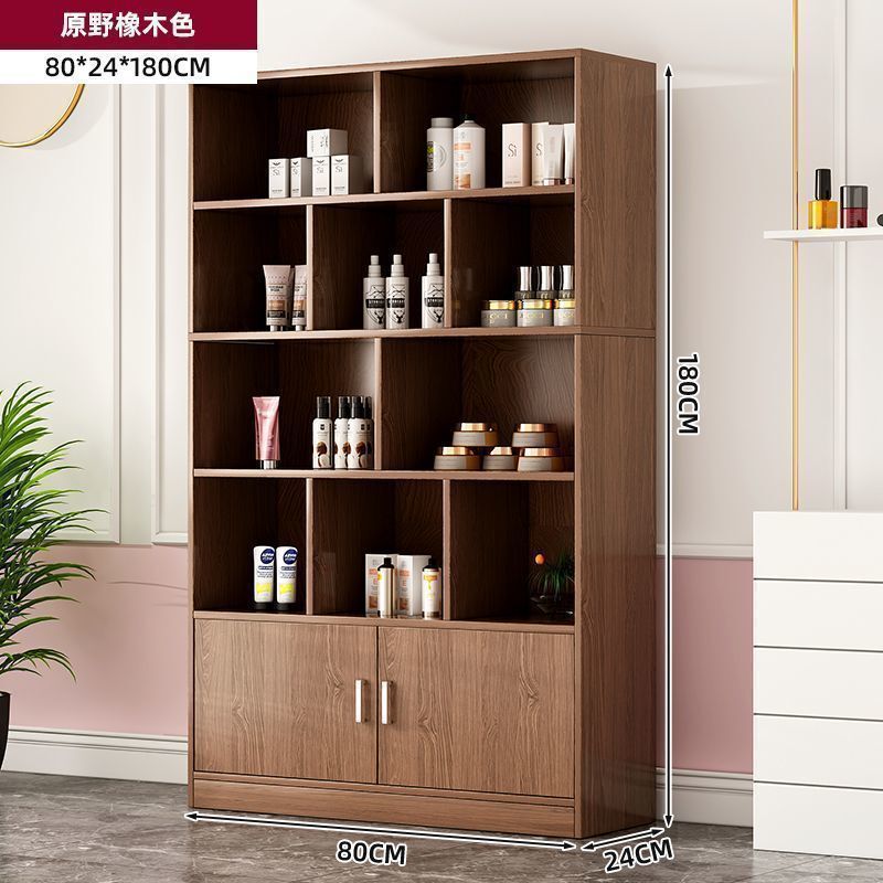 美容院产品展示柜超厚货架化妆品展示柜货柜展示架落地多层置物架|undefined