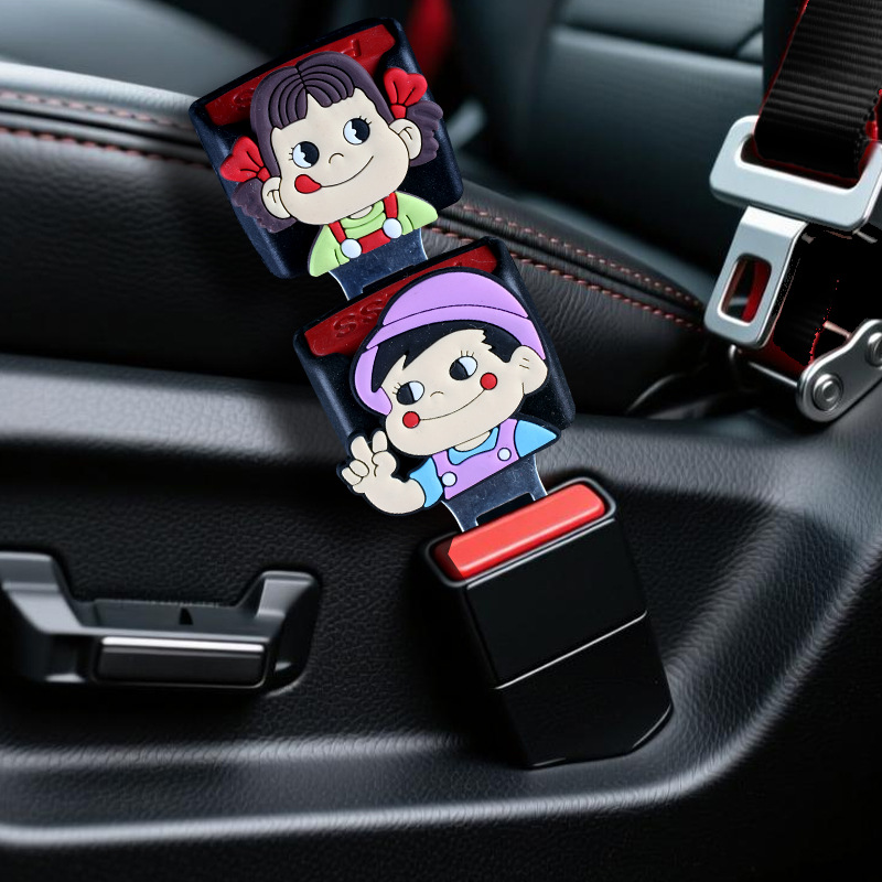 Cinturón de seguridad de automóvil bayonet un par de dibujos animados lindos Star Deluxe conector de extensión conector femenino