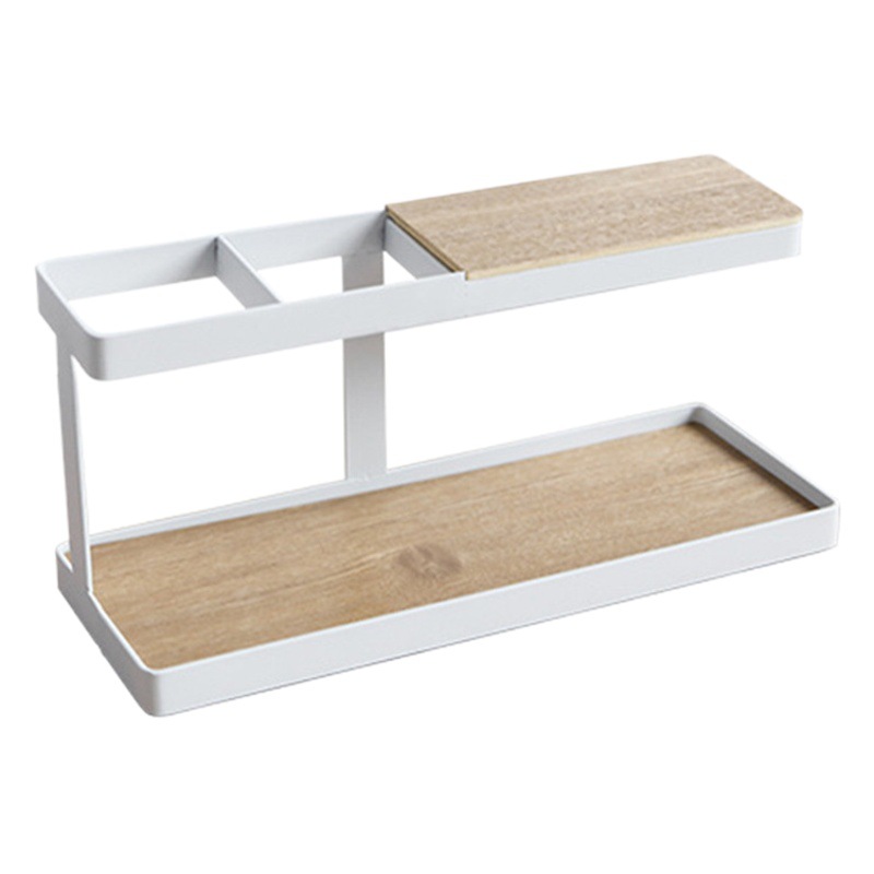 Creativo Ironwood teléfono móvil soporte multiusos mesita de noche reloj de almacenamiento rack gafas de oficina rack de almacenamiento clave