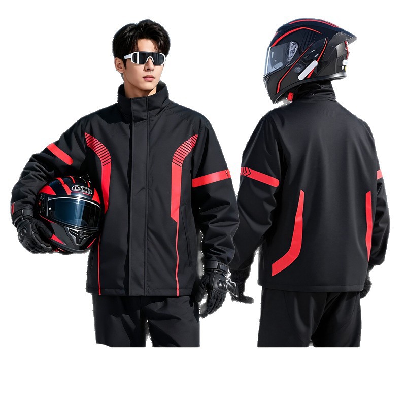 Conjunto de Impermeable y Pantalón de Ciclismo de PVC A Prueba de Tormentas para Motocicleta