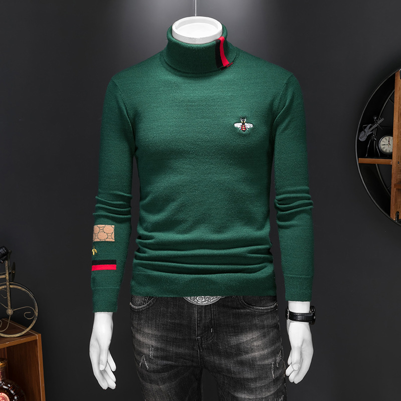 Herren Rollkragenpullover Aus Wolle Für Herbst Und Winter_voghion.com