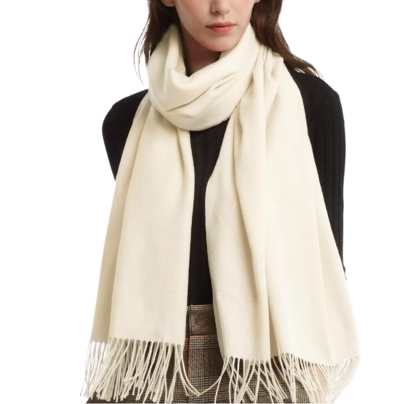 Damenmode Langer Schal Winter Warm Großer Schal Abendkleid Kaschmirschal Hochzeitsschal Weich_voghion.com