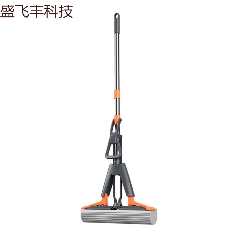 Esponja sin lavado a mano para el hogar un traque limpio 2024 nuevo tipo de absorción de agua plegable de tamaño grande doble extrusión de goma de agua deshidratación