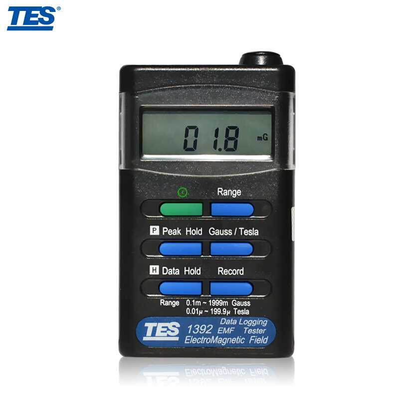 台湾泰仕TES-1392电磁场强度测试 TES-1392高斯计200微泰斯拉