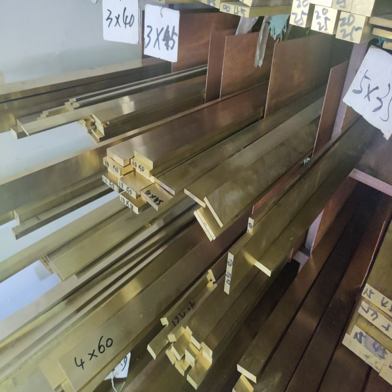 h59黄铜排批发亮面装饰铜排冲压光亮板镜面黄铜 h62黄铜排