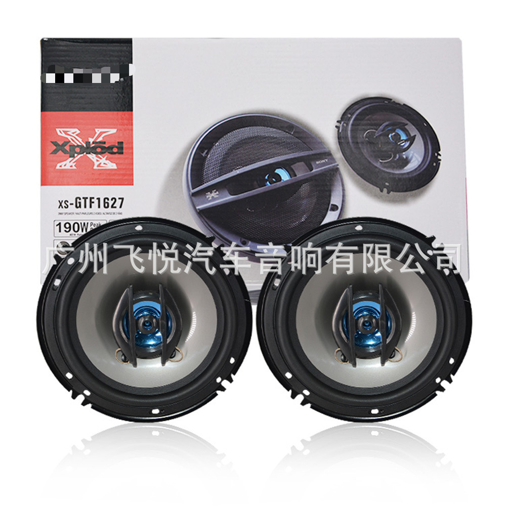 Exportar la venta caliente Car Audio 6 pulgadas XS-GTF1627 coaxial altavoz de bajo medio con cabeza de tono alto