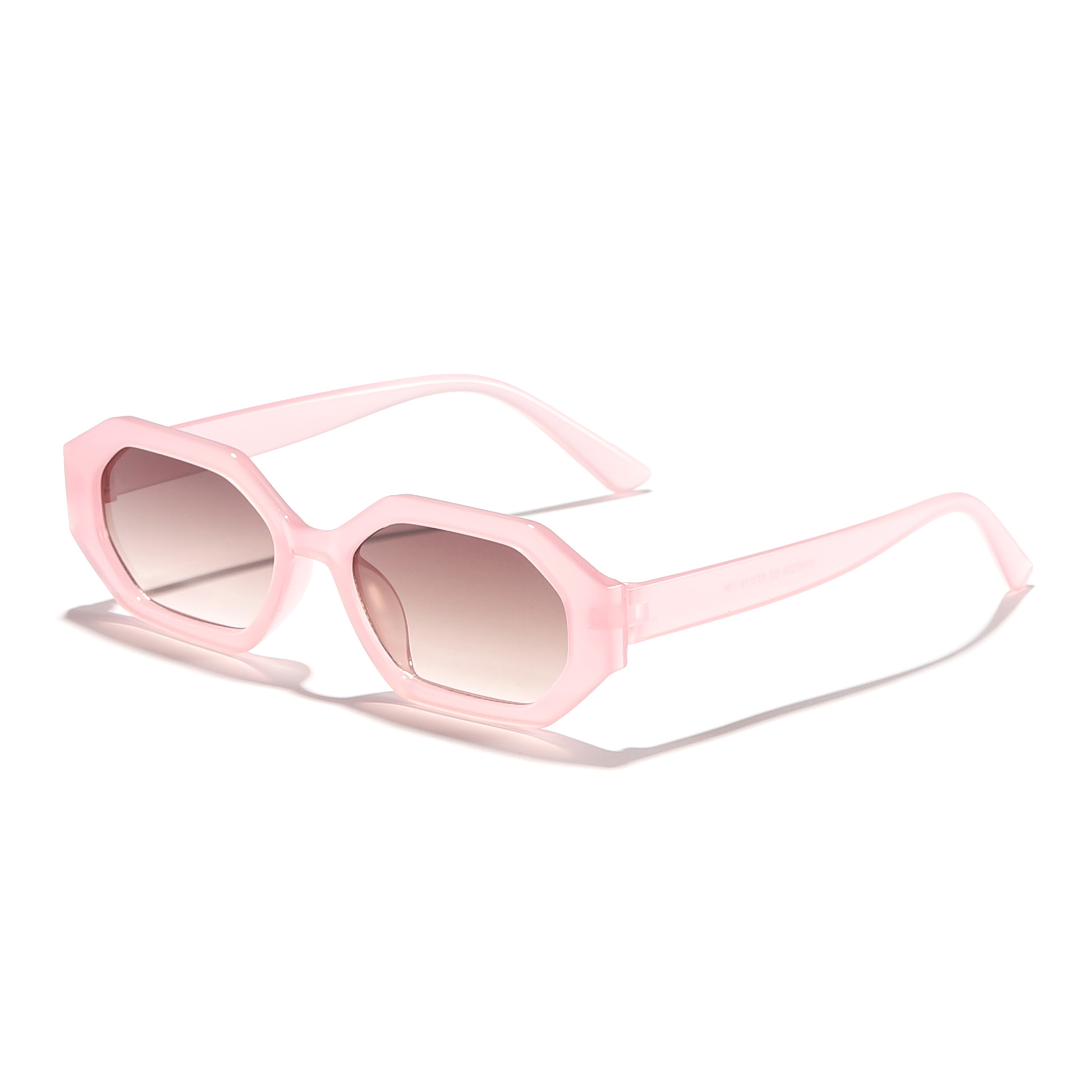 2025 Gafas de sol de montura pequeña livianas de moda para hombres y mujeres Gafas de sol de alta calidad para exteriores geométricas irregulares europeas y americanas