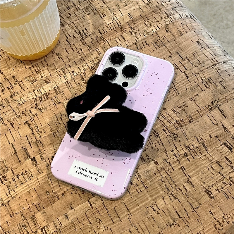 Apple, совместимый кролик, чехол для телефона, iPhone 13, трубка, английские буквы, iphone, 12promax