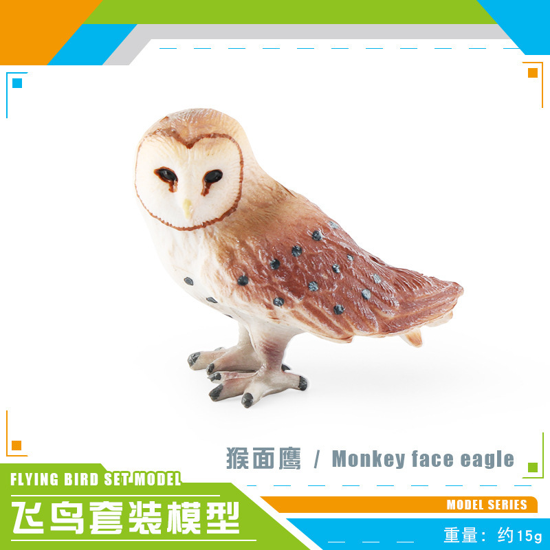 Amazon simulación pájaro modelo animal Thunderbird color Snipe búho Urraca pájaro loro adornos estáticos