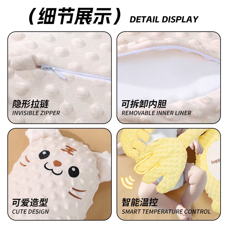 新款婴儿哄睡拍娃神器安抚宝宝玩偶拍打手掌抱枕卡通毛绒玩具抱枕|undefined