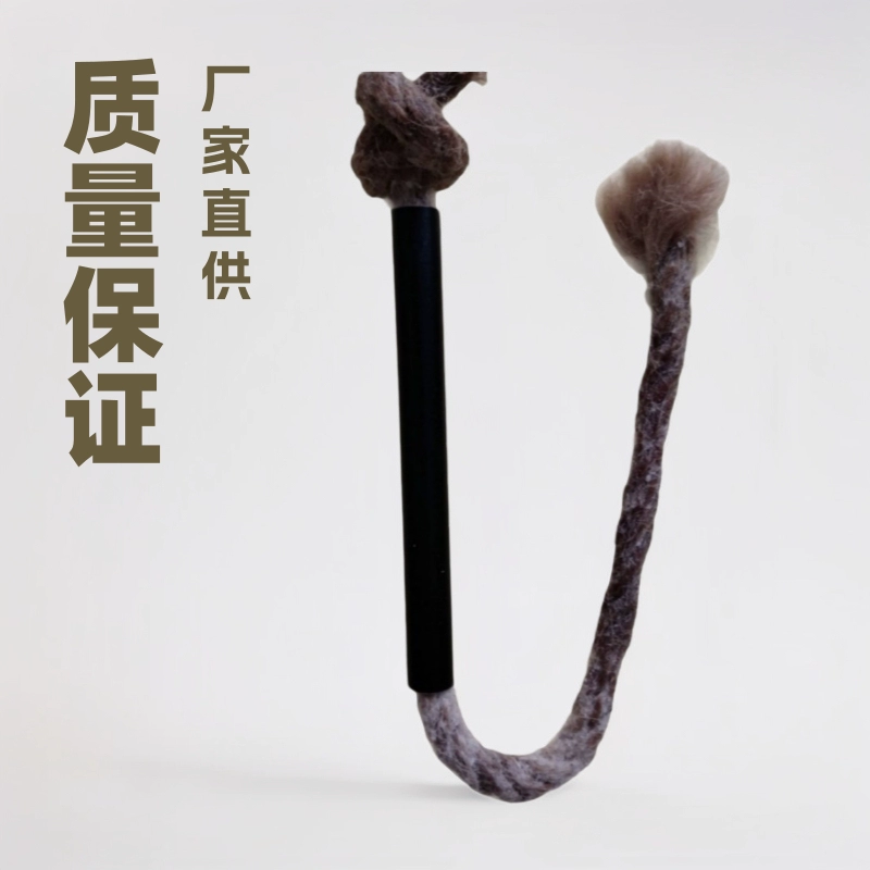 Аксессуары для сумок для выживания на открытом воздухе, зажигание для барбекю, сырой углерод, одиночное зажигание 660 мм, легковоспламеняющийся воск, пеньковый трос