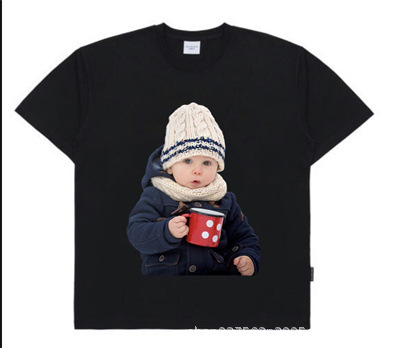 [韓国版] 2025 新韓国 ADLV 半袖ドーナツボーイ Tシャツ純綿ルーズカップルトップ女性用|undefined