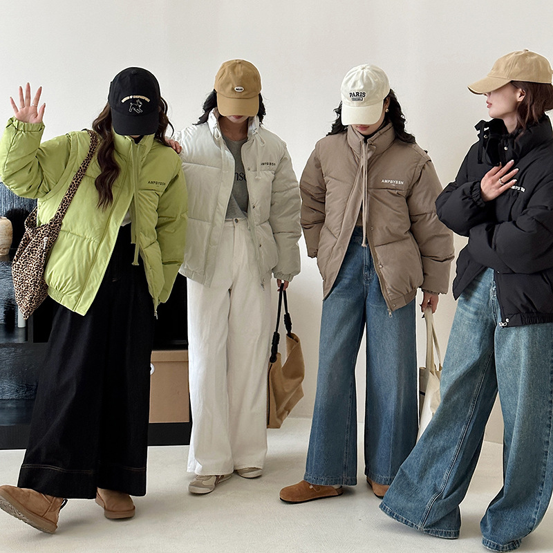 Abnehmbare Ärmel, Männer und Frauen, dickes Winterdesign, Unterhemdweste, für lässige Paare, Daunenjacke aus Baumwolle_voghion.com