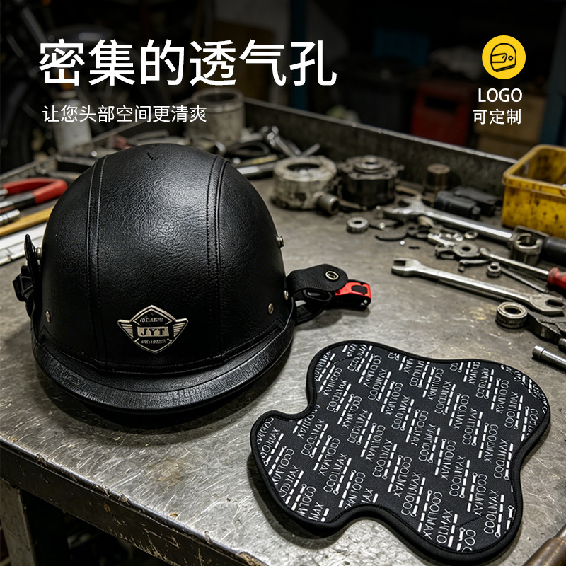 Electric Vehicle Inner Lining Pads, Removable and Washable, Motorcycle Helmet Inner Lining Pads for Men and Women, Breathable and Sweat-Absorbing Sponge Pads for All-Season Riding