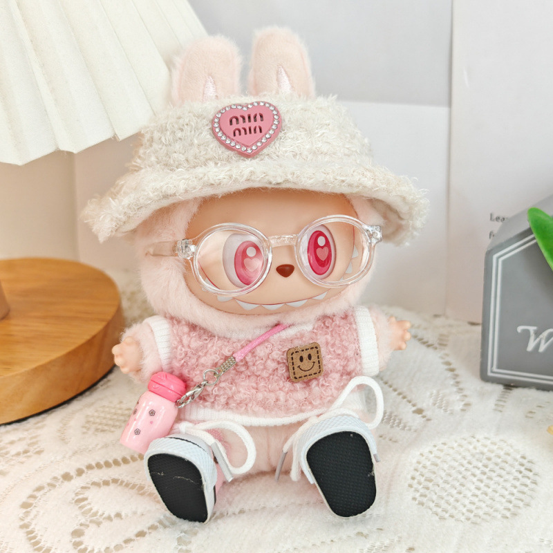第一世代と第二世代のラブブベビー服ビニールブラインドボックスペンダントかわいいぬいぐるみ帽子服スーツアクセサリー|undefined