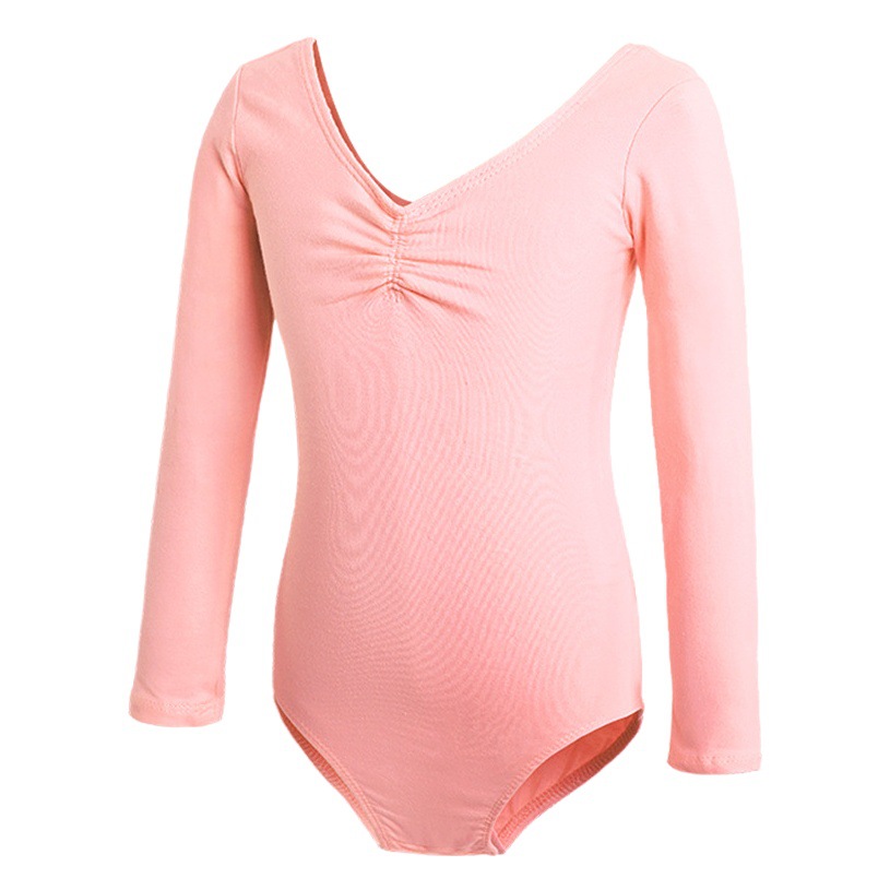 Ropa de baile para niños ropa de práctica de manga larga de primavera para Niñas Ropa de ballet ropa de clasificación para niños ropa de gimnasia de baile chino