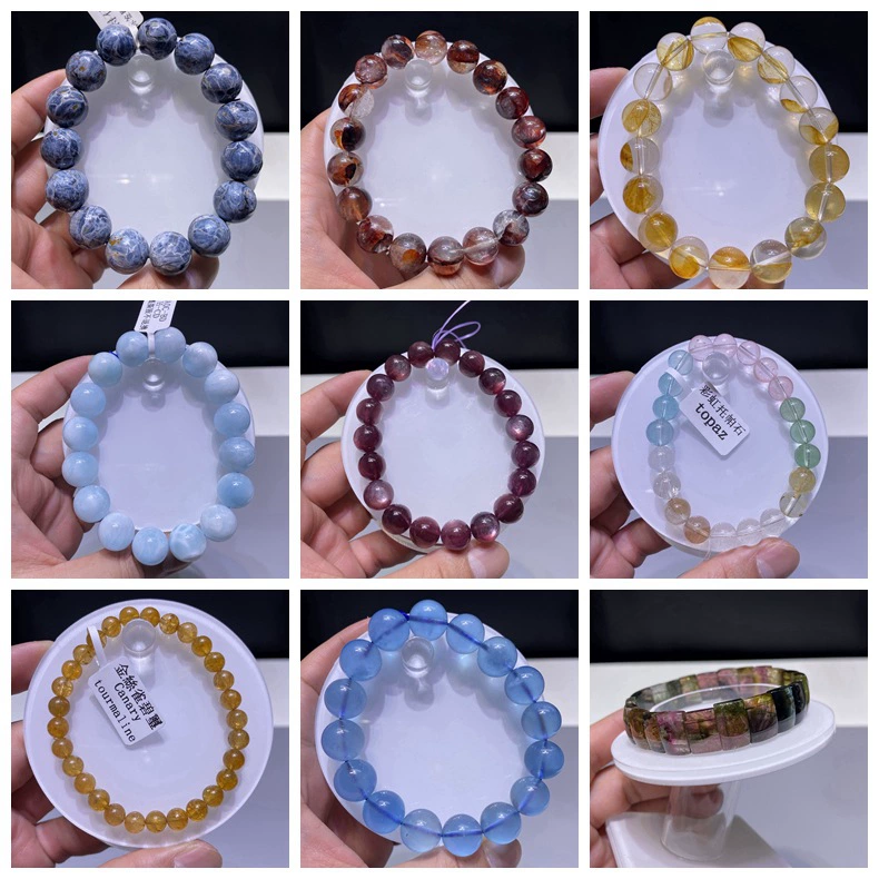 Прямая трансляция эксклюзивного показа: турмалин с кроличьим ворсом, фиолетовый литиевый турмалин Питера, хэтяньский нефрит, зеленый фантомный турмалин, золотистый клубничный турмалин, фиолетово-желто-розово-белые кристаллы.