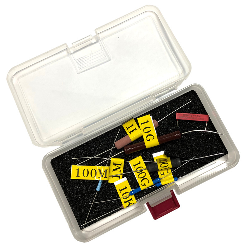 HR10 STandard ResisTance 10 Capsules 1K-1T Ohm CalibraTion High ResisTance TesTer ElecTrosTaTic TesT Original SpoT