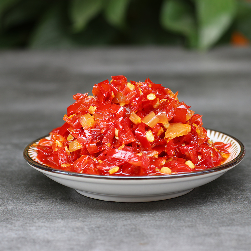 云南曲靖特产剁辣椒酸辣子酸辣椒藠头糟辣子调料小米椒酱下饭菜瓶