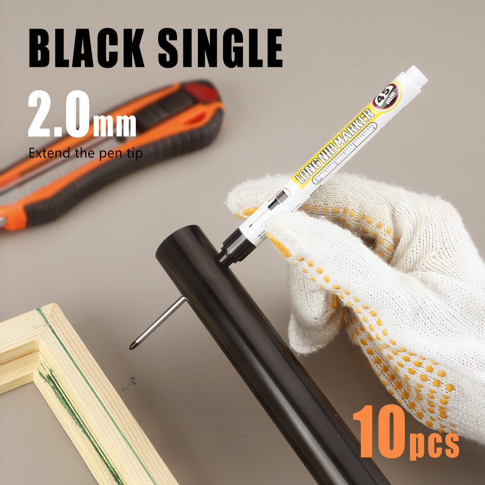 45mm lápiz de marcado de cabeza larga carpintería especial lápiz de marcado de aceite 45mm lápiz de marcado de boca larga lápiz de marcado de azulejos en stock