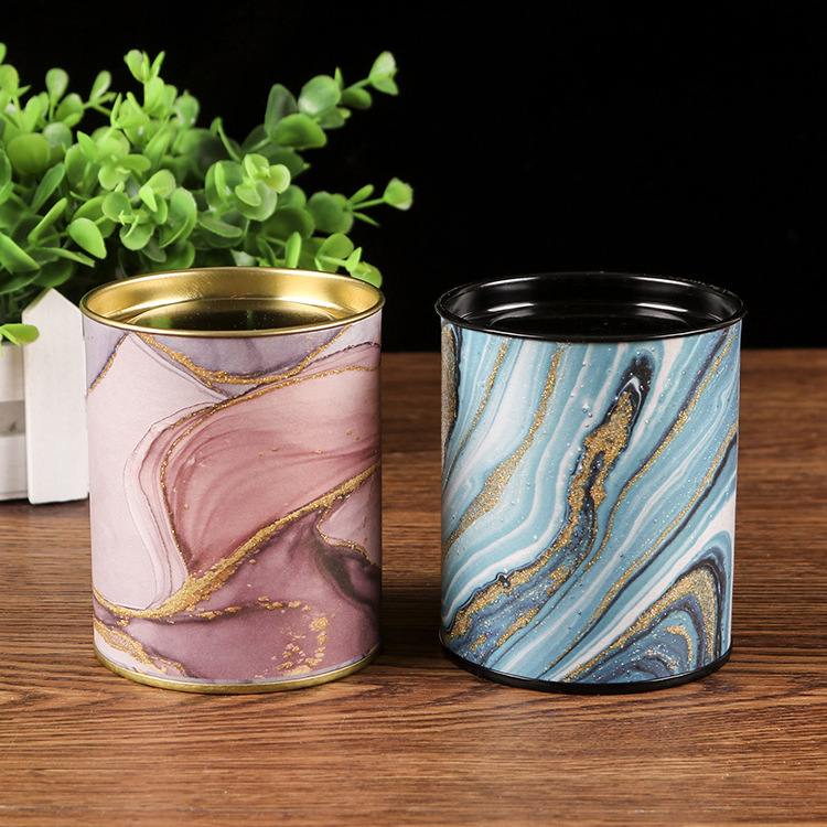 厂家定 制圆筒彩盒 饼干密封罐 食品包装 特产礼品罐子印刷