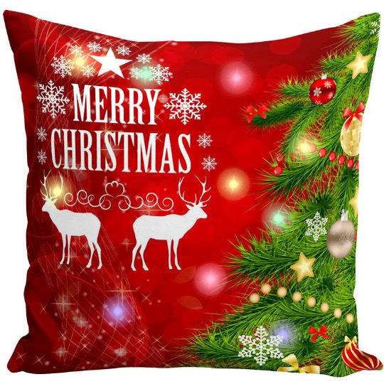 Christmas LED lights bright lights pillow flash super soft holiday atmosphere sofa bedroom cushion cover cushion cushion