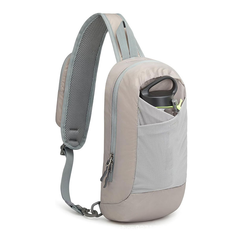 Amazon nueva mochila de hombro blindaje mochila de hombro ligera mochila de pecho para viajar y correr