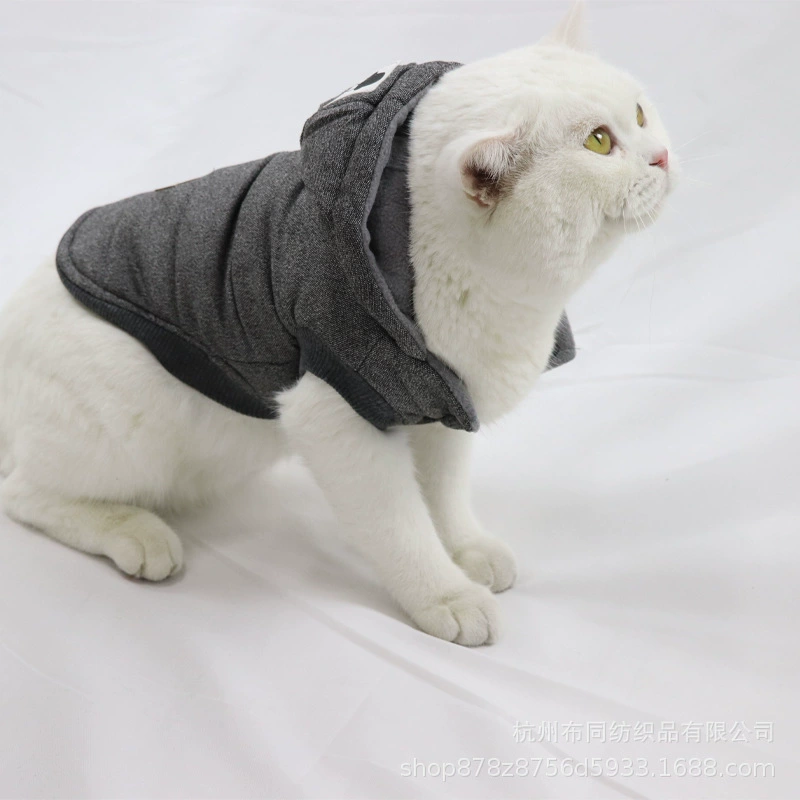 Осенне-зимняя одежда для собак Теплый простой стиль Корги свитер средний собака кошка одежда любимчика